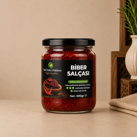 Biber Salçası – Güneşte Kurutma 400 g