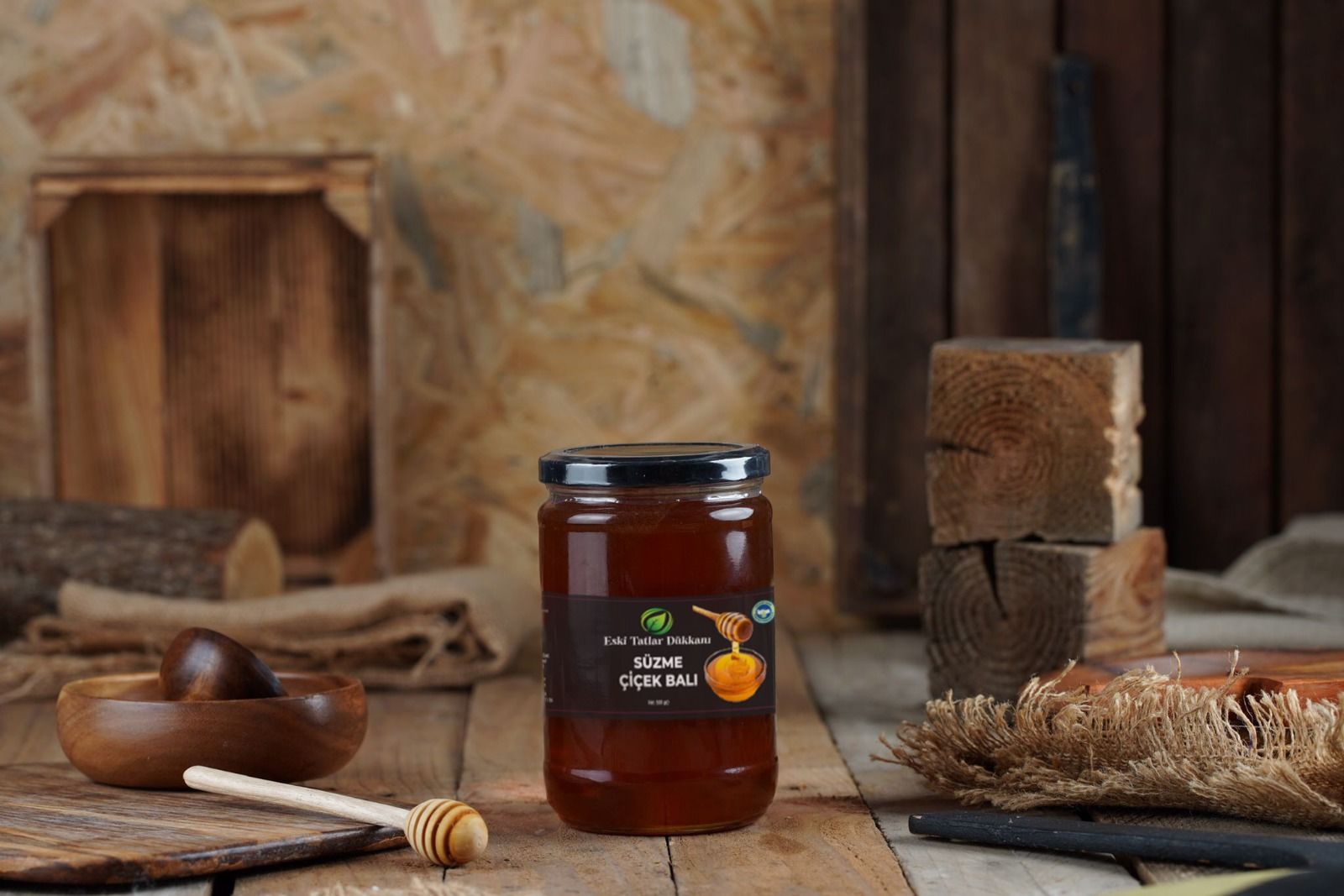 Organik Süzme Çiçek Balı(850gr)