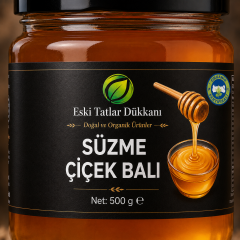 Organik Kafkas Çiçek Balı 500 g
