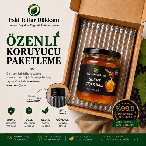 Organik Kafkas Çiçek Balı 500 g