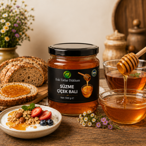 Organik Kafkas Çiçek Balı 500 g