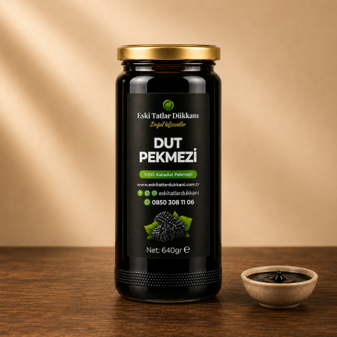 Soğuk Pres Karadut Pekmezi 640 g