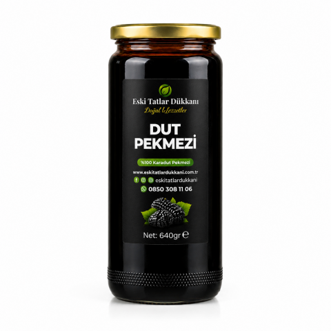 Soğuk Pres Karadut Pekmezi 640 g