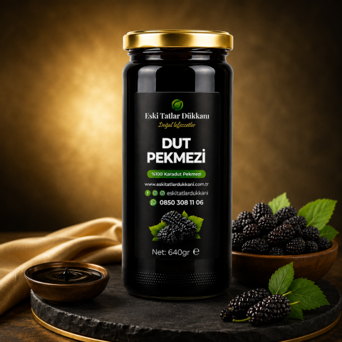 Soğuk Pres Karadut Pekmezi 640 g
