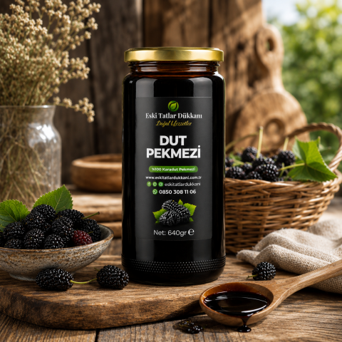 Soğuk Pres Karadut Pekmezi 640 g