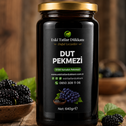 Soğuk Pres Karadut Pekmezi 640 g