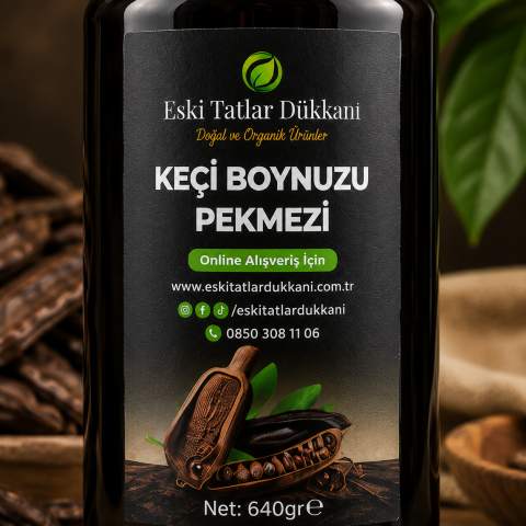 Soğuk Pres Keçiboynuzu Pekmezi 640 g