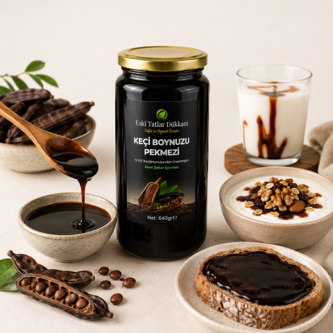 Soğuk Pres Keçiboynuzu Pekmezi 640 g