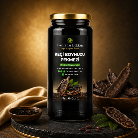 Soğuk Pres Keçiboynuzu Pekmezi 640 g