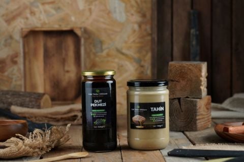 Tahin (370gr) - Soğuk Pres Dut Pekmezi (640gr)