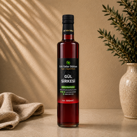 Gül Sirkesi - Doğal Fermantasyon 500 ml