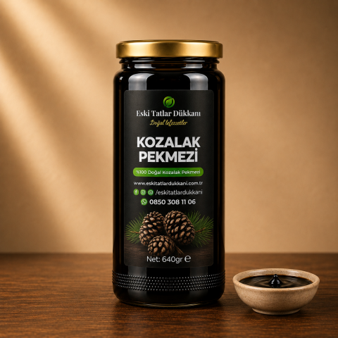 Soğuk Pres Çam Kozalağı Pekmezi (Chincona ve Andızlı) 620gr
