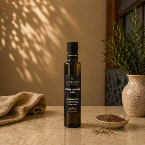 Keten Tohumu Yağı - Soğuk Pres 250 ml