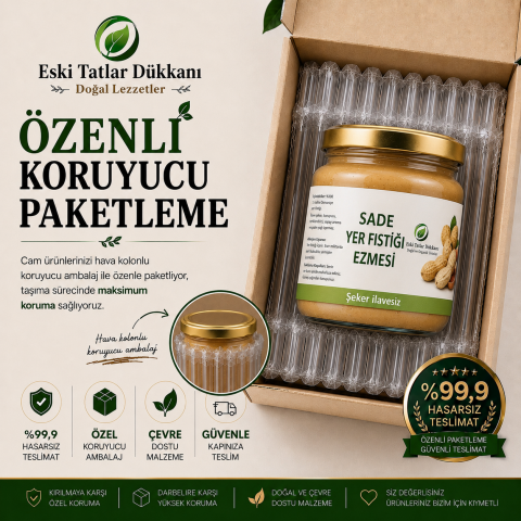 Sade Fıstık Ezmesi 300 g