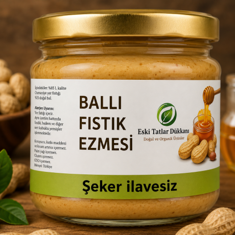 Ballı Fıstık Ezmesi 300 g