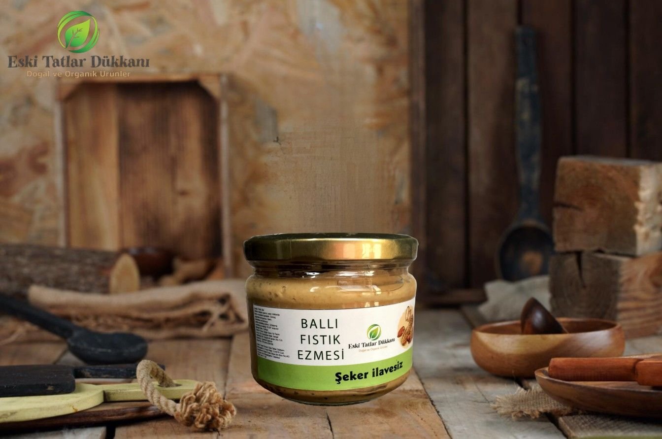 Ballı Fıstık Ezmesi- Şeker İlavesiz (300gr)
