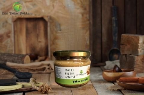 Ballı Fıstık Ezmesi- Şeker İlavesiz (300gr)