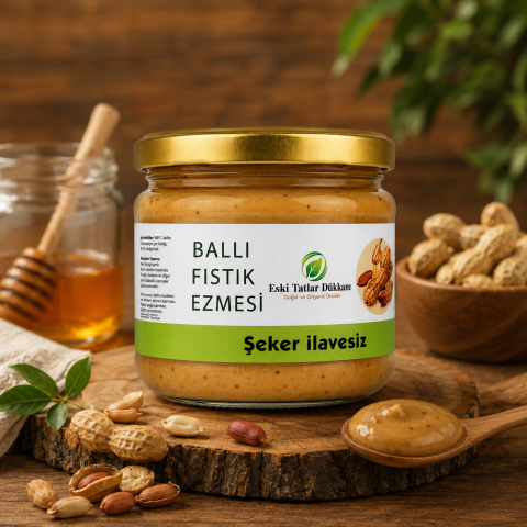Ballı Fıstık Ezmesi 300 g