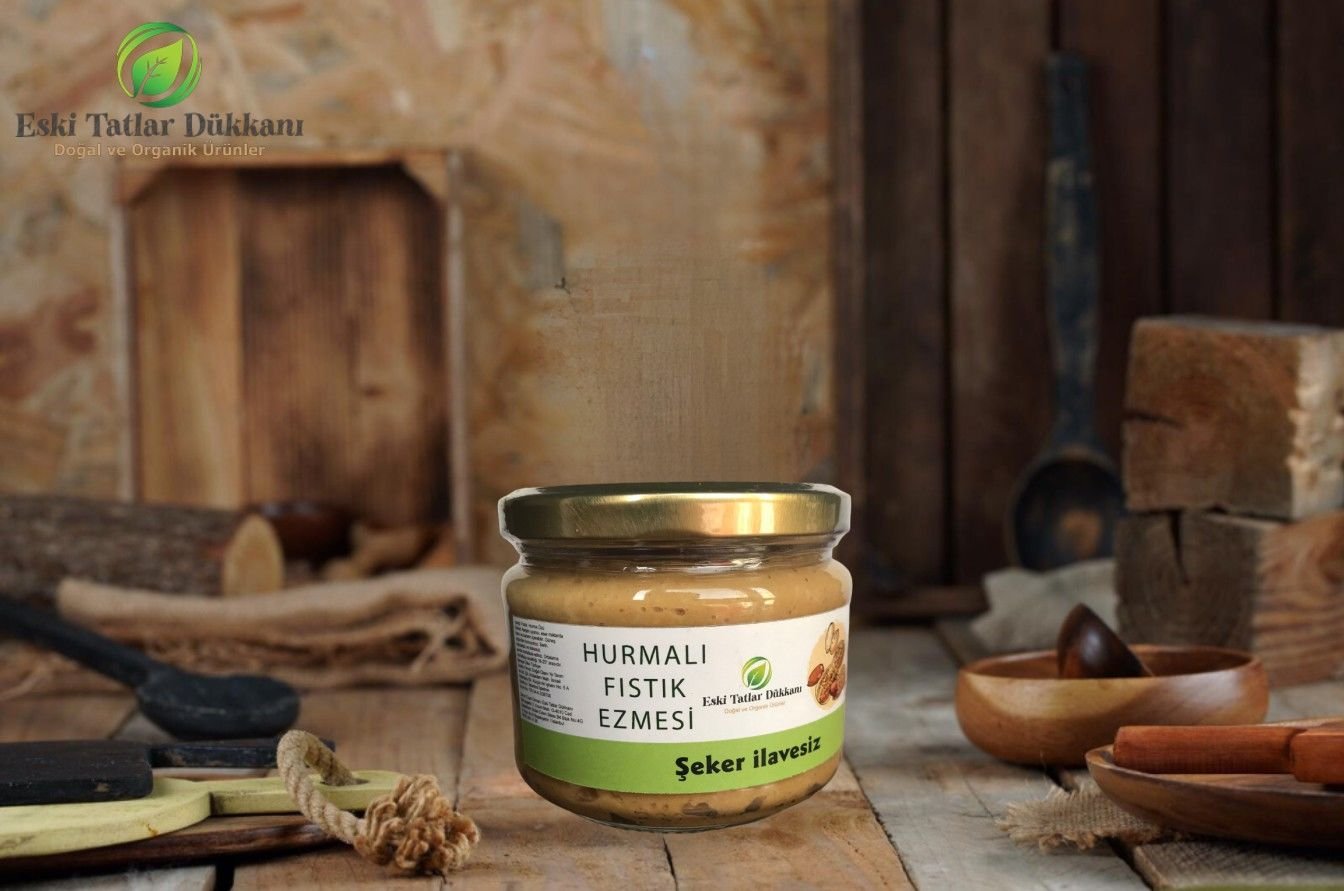 Hurmalı Fıstık Ezmesi- Şeker İlavesiz (300gr)