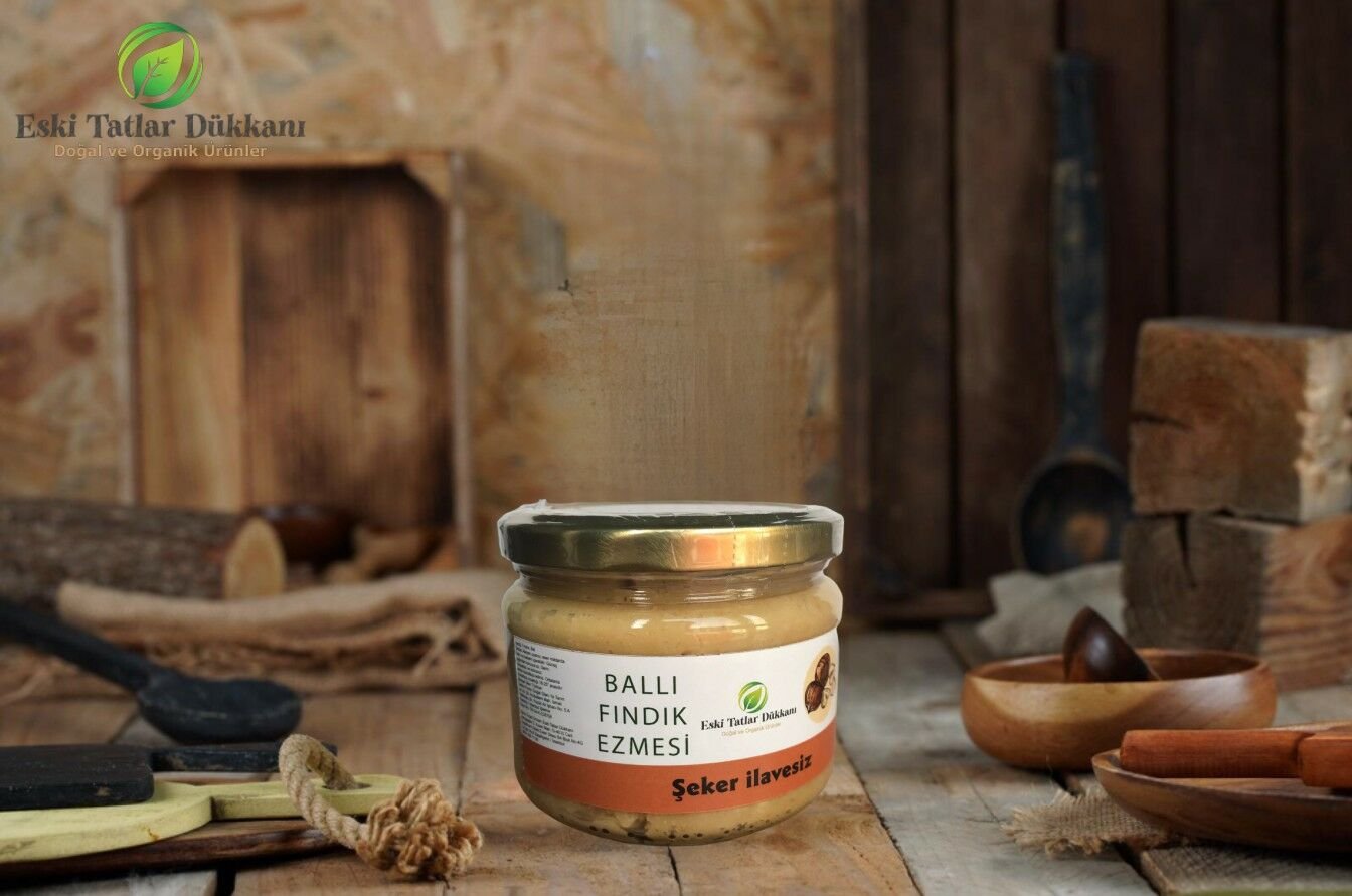 Ballı Fındık Ezmesi-Şeker İlavesiz (300gr)