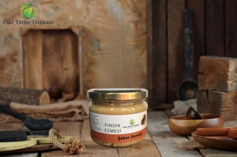 Sade Fındık Ezmesi-Şeker İlavesiz (300gr)