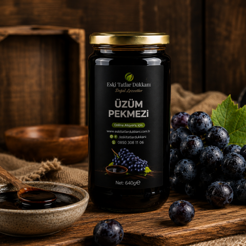 Soğuk Pres Üzüm Pekmezi 640 g