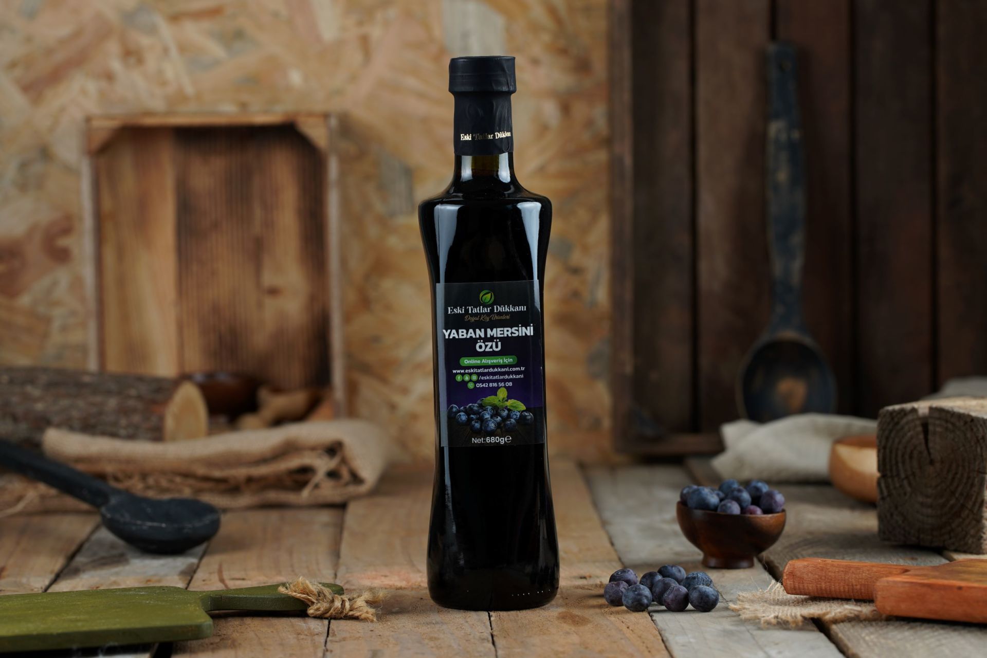 Soğuk Pres Yaban Mersini Özü- Mavi (680gr)