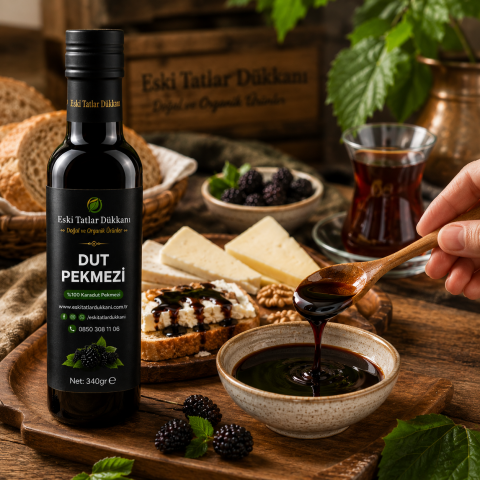 Soğuk Pres Karadut Pekmezi 340 g