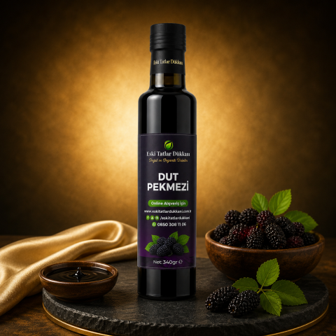 Soğuk Pres Karadut Pekmezi 340 g