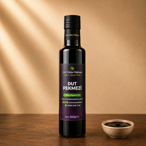 Soğuk Pres Karadut Pekmezi 340 g