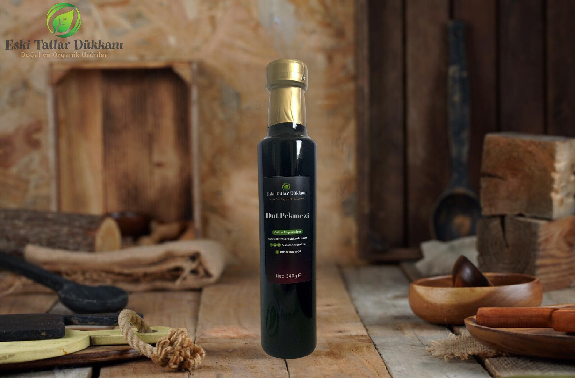 Soğuk Pres Dut Pekmezi (340gr)