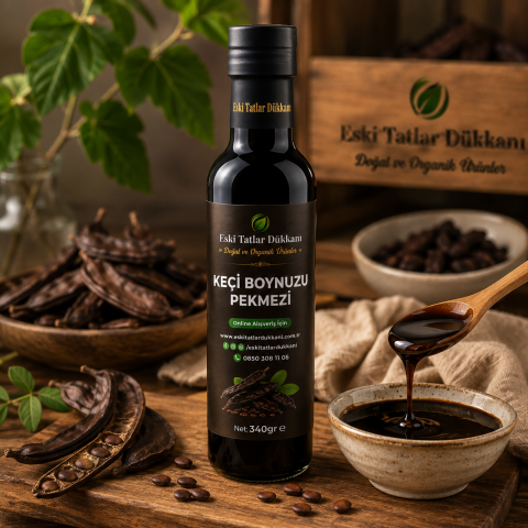 Soğuk Pres Keçiboynuzu Pekmezi 340 g