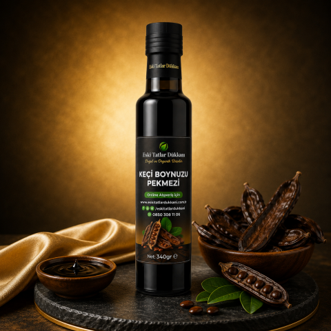 Soğuk Pres Keçiboynuzu Pekmezi 340 g