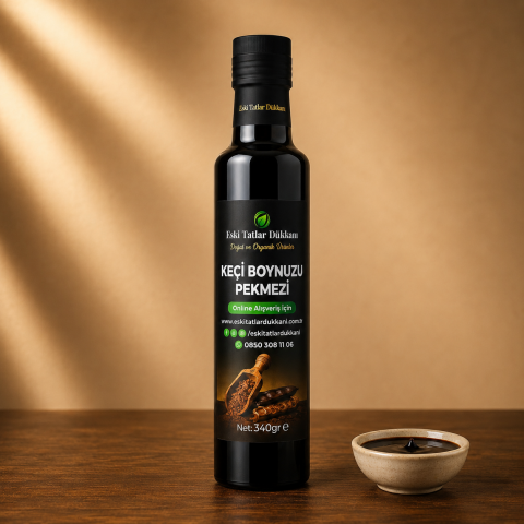 Soğuk Pres Keçiboynuzu Pekmezi 340 g