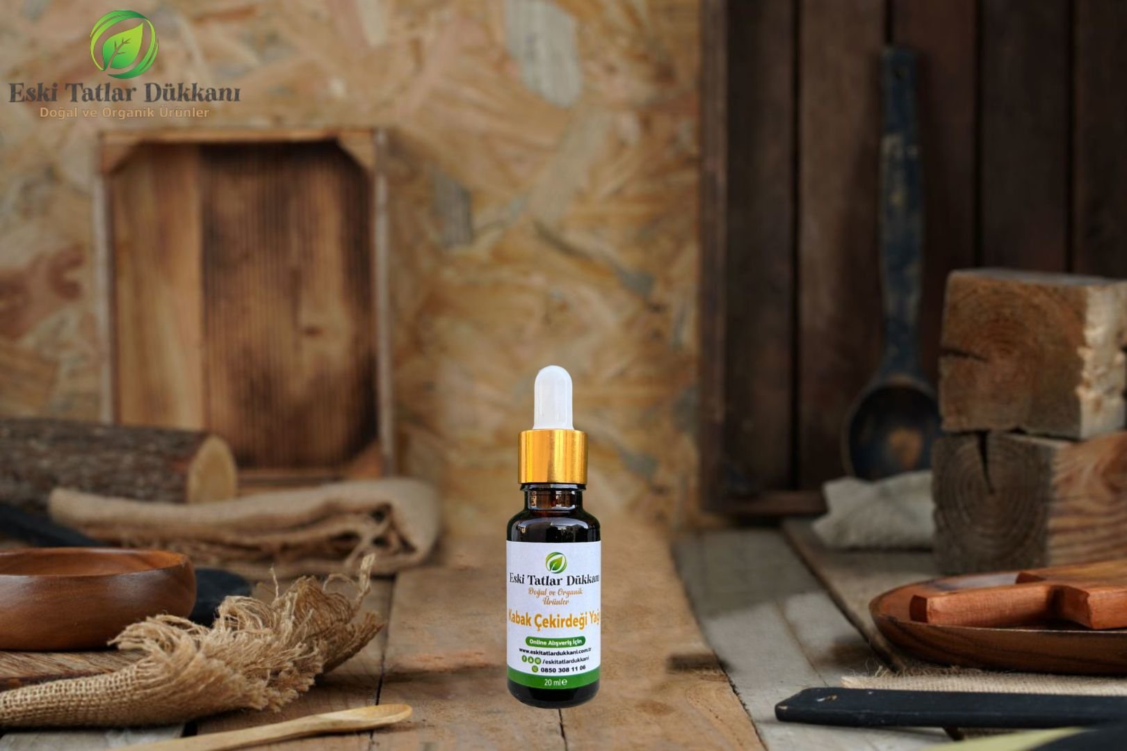 Soğuk Pres Kabak Çekirdeği Yağı 20ml (Damlalıklı)