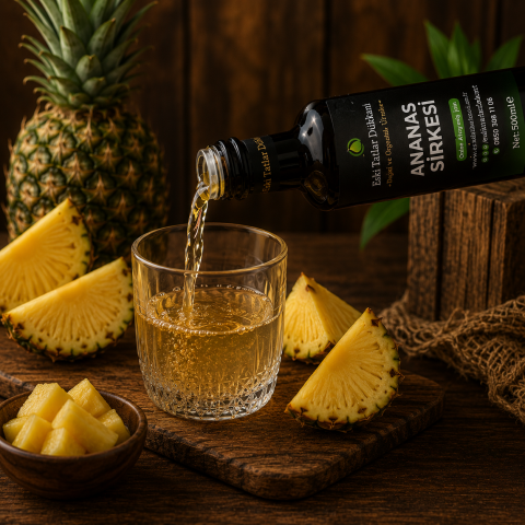 Doğal Fermantasyonlu Ananas Sirkesi 500ml