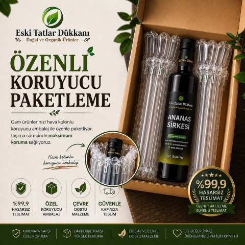 Doğal Fermantasyonlu Ananas Sirkesi 500ml