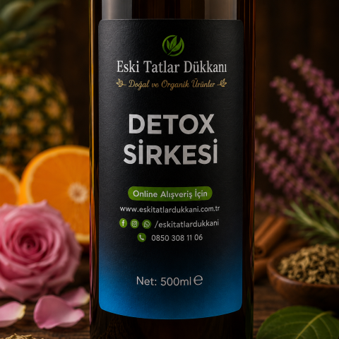 Doğal Fermantasyonlu Detox Sirkesi 500ml