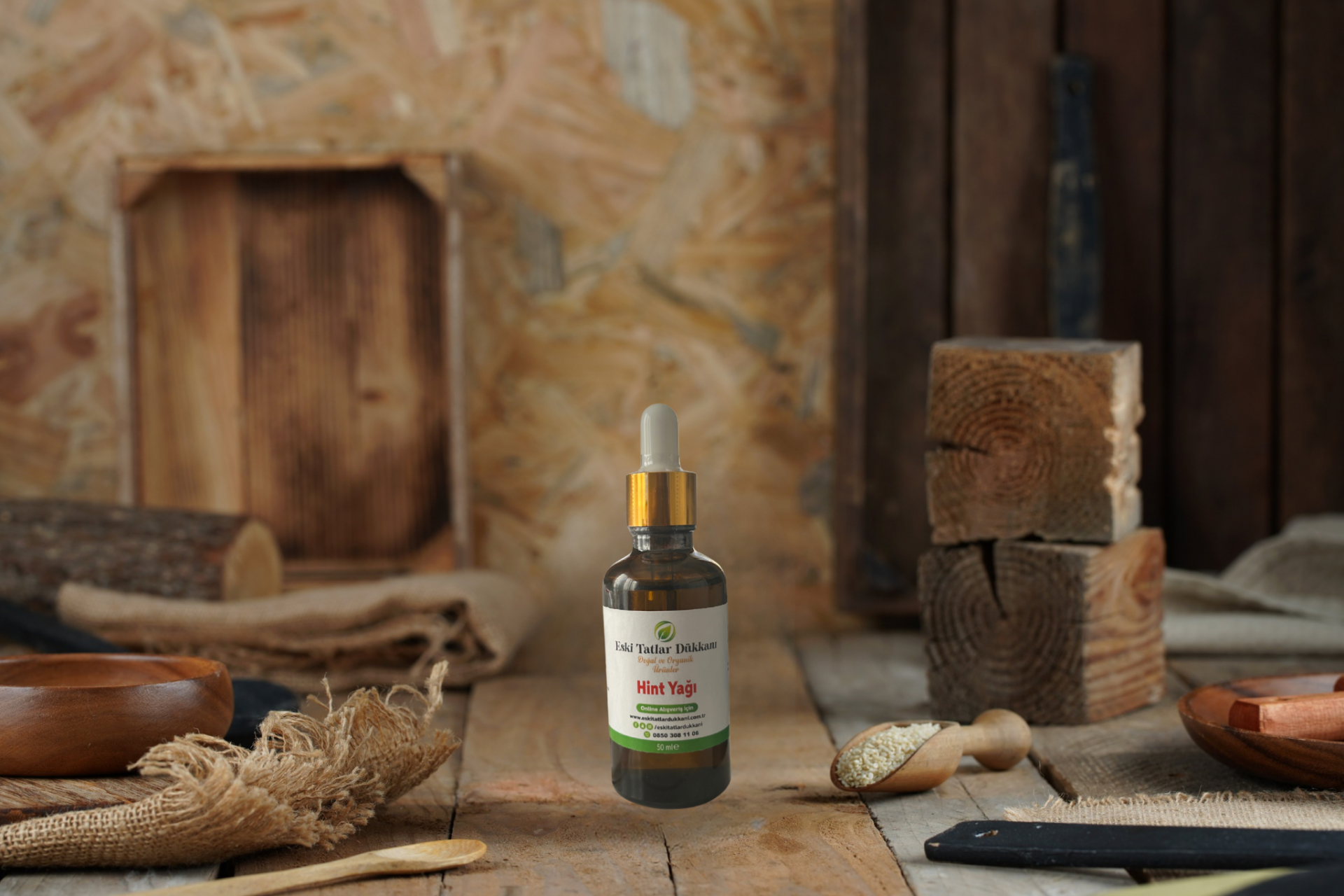 Soğuk Pres Hint Yağı 50ml (Damlalıklı)