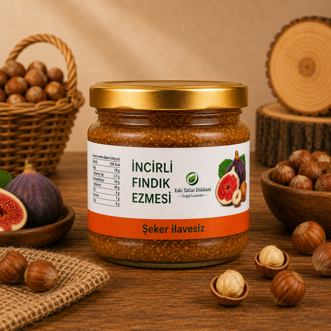 İncirli Fındık Ezmesi 300 g